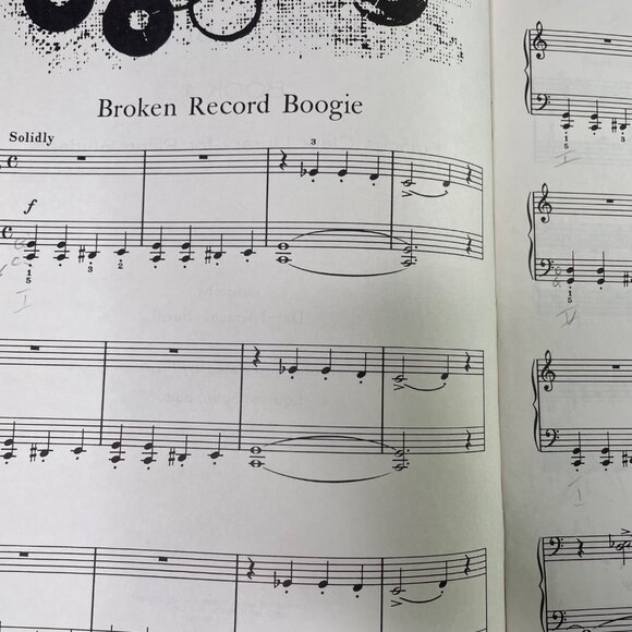 Jazz and Blues Piano Sheet Music Instruction David Kraehenbuehl Frances Clark u - Picture 10 of 12